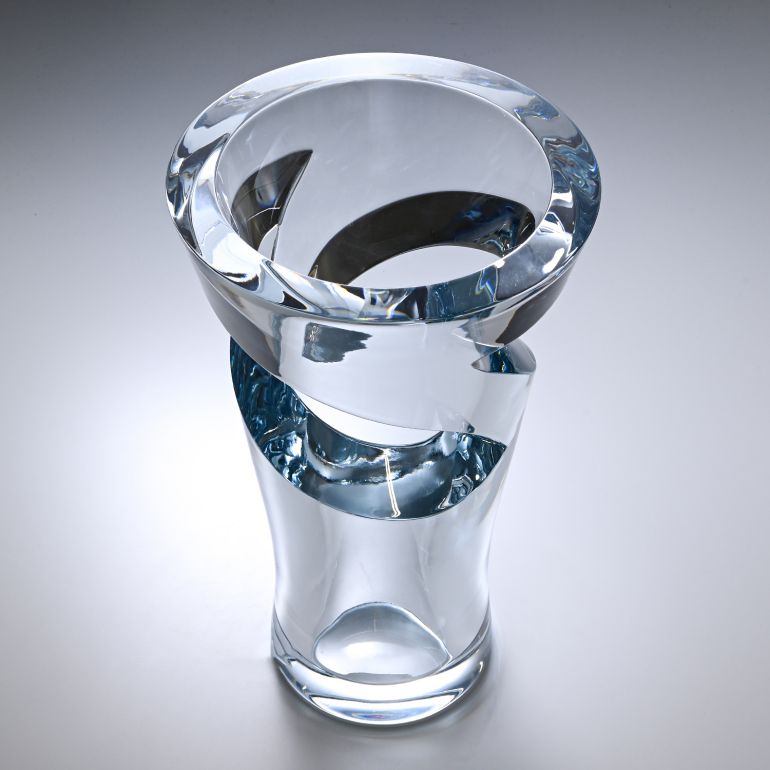 楽天市場】【名入れ可有料】バカラ Baccarat 花瓶 ベース トルネード