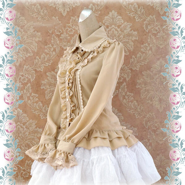 楽天市場】ブラウス ロリータ 長袖 秋 春 レディース アンティーク