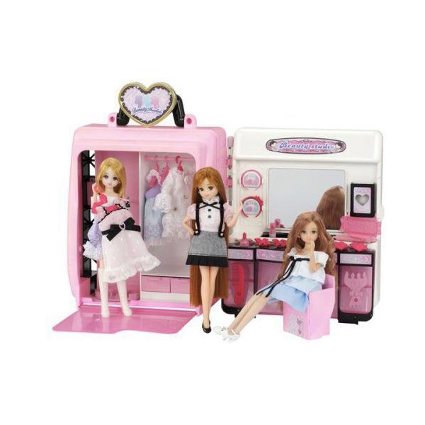 楽天市場】タカラトミー リカちゃん ビューティスタジオ おしゃれ遊び