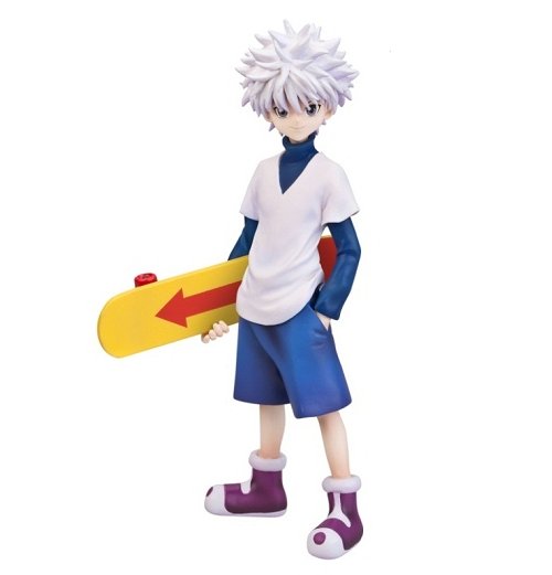 楽天市場】ハンターハンター キルア スケボーもち フィギュア