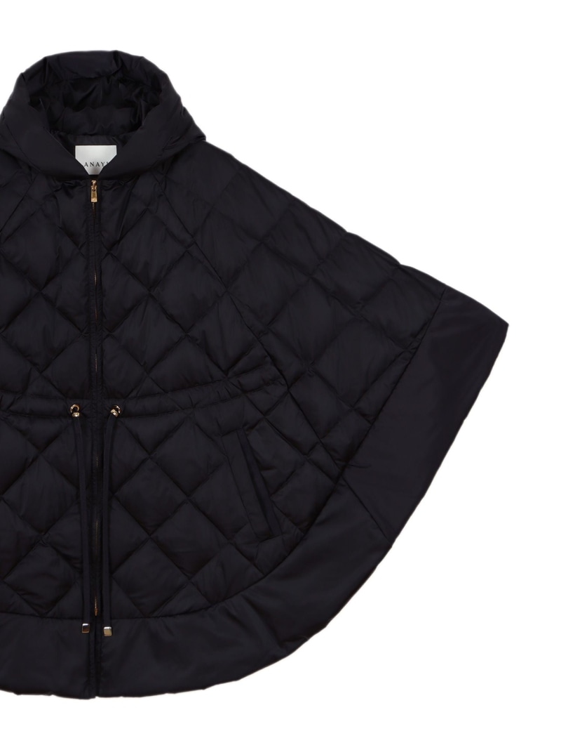 楽天市場】【SALE／60%OFF】キルティングフードダウンポンチョ ANAYI