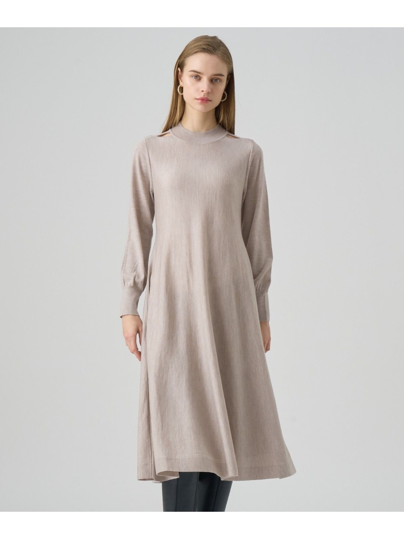 楽天市場】【SALE／50%OFF】メリノウールショルダースリットワンピース