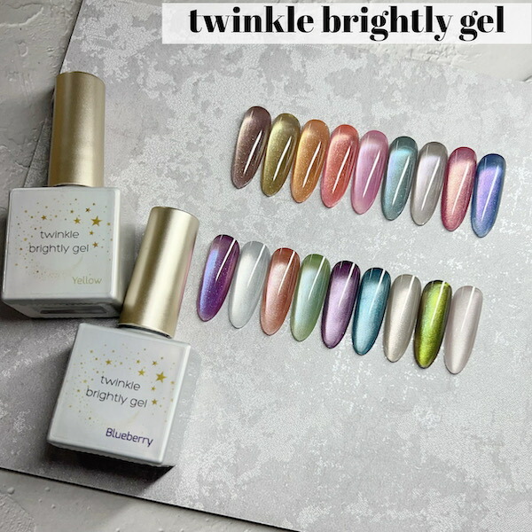 楽天市場】[twinkle brightly gel 全18色 10ml ]マグネットジェル