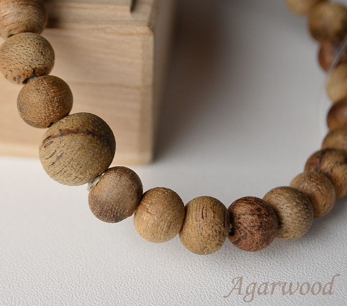 楽天市場】【腕輪念珠】香木ブレス「沈香尺二玉腕輪念珠」 7mm 26玉 共