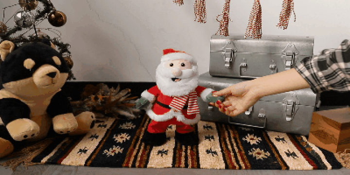 楽天市場】サンタ ツリー Xmas おもちゃ 人形 動く 踊る 動くおもちゃ