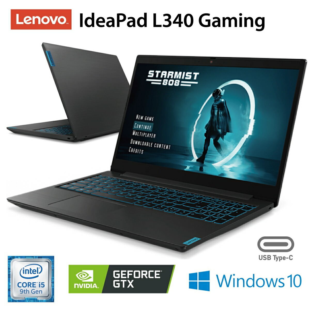 楽天市場】Lenovo 81LK01M8JP IdeaPad L340 Gaming 15.6型 Core i5