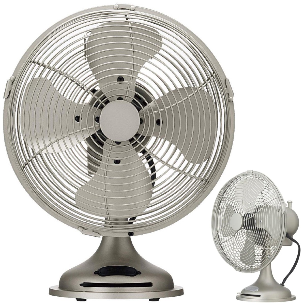 楽天市場】ドウシシャ FDU-251 SI シルバー 卓上 扇風機 メタル