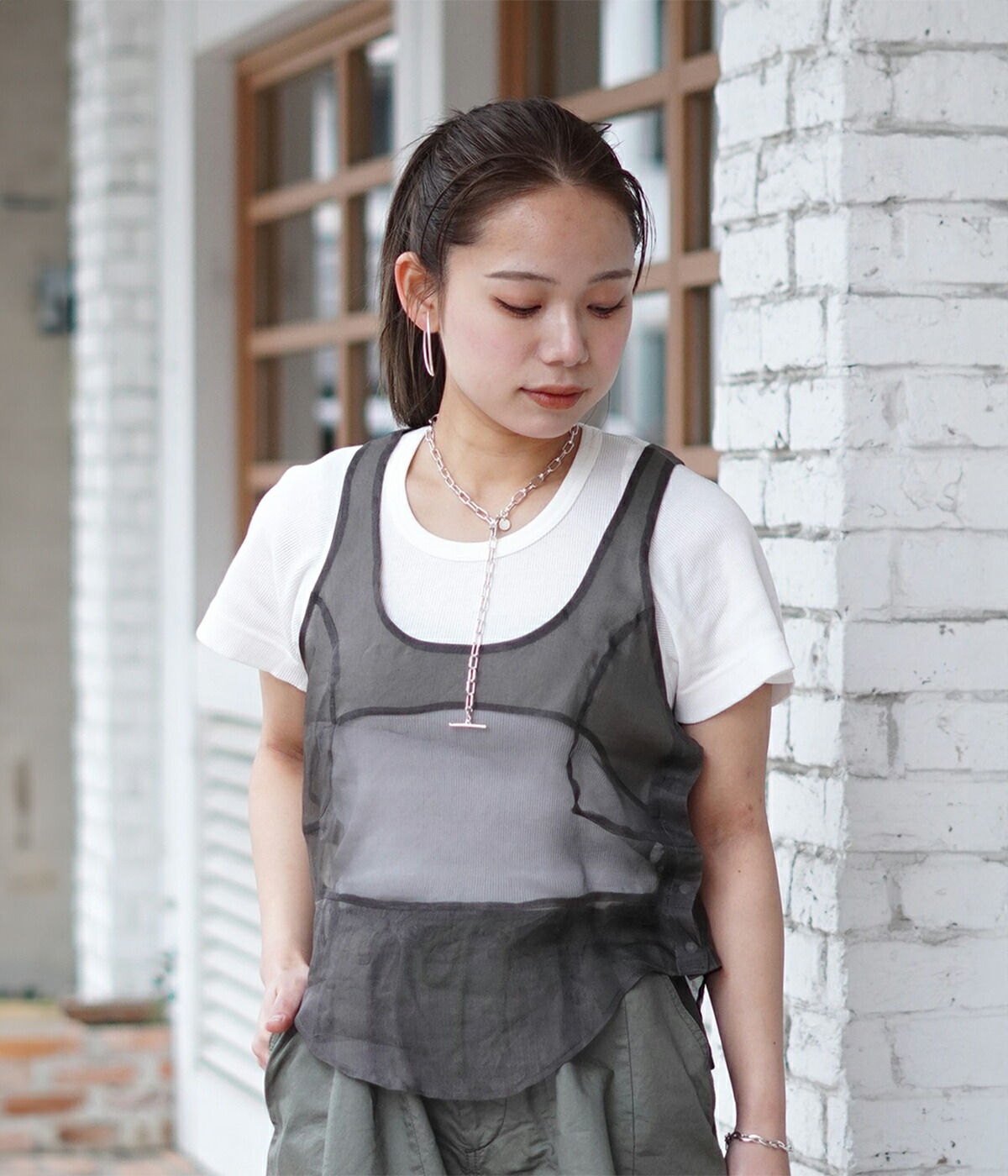 楽天市場】[送料無料]JUN MIKAMI : [レディース]シルクオーガンジー