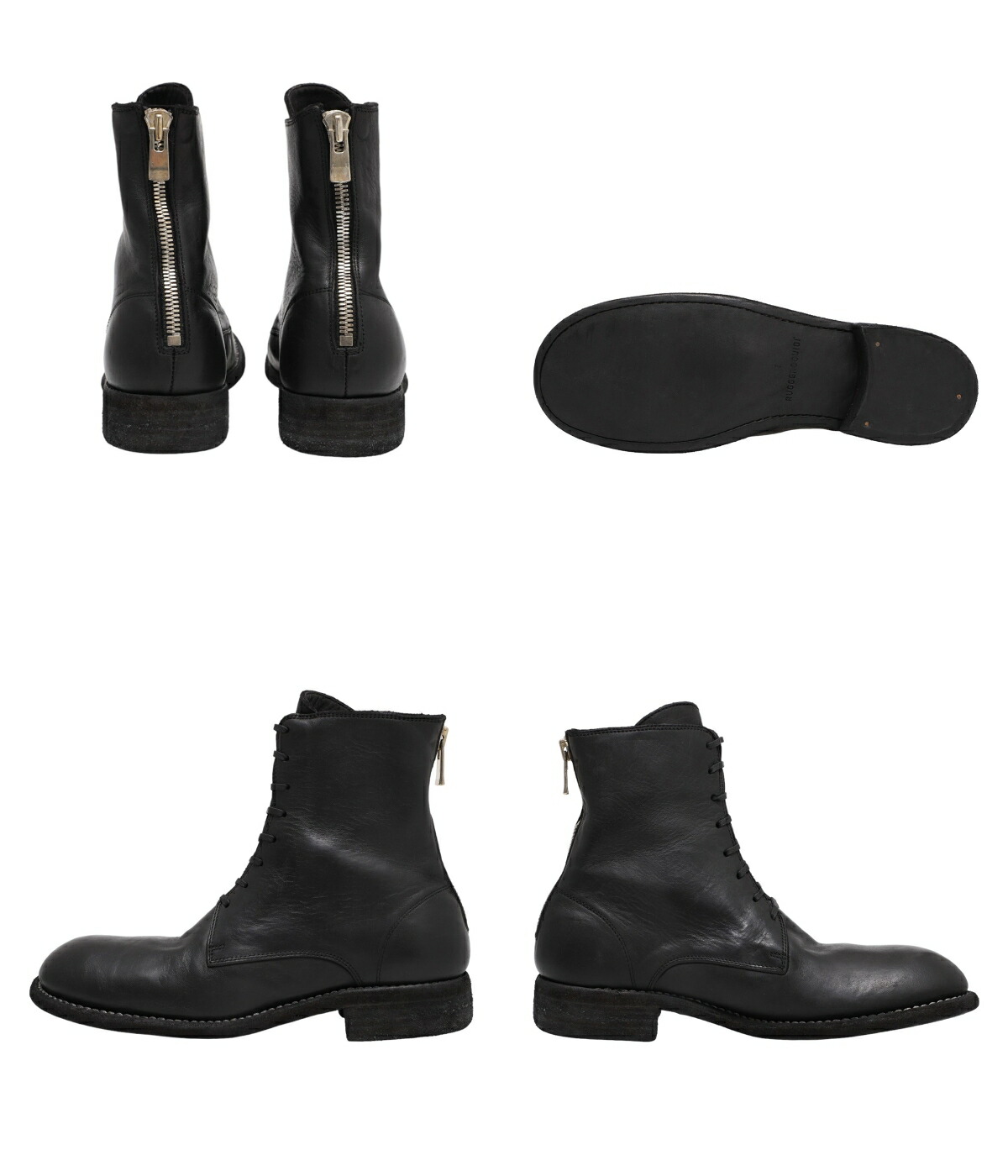 楽天市場】[送料無料]GUIDI : LACED UP AND BACK ZIP BOOTS : 995BZ