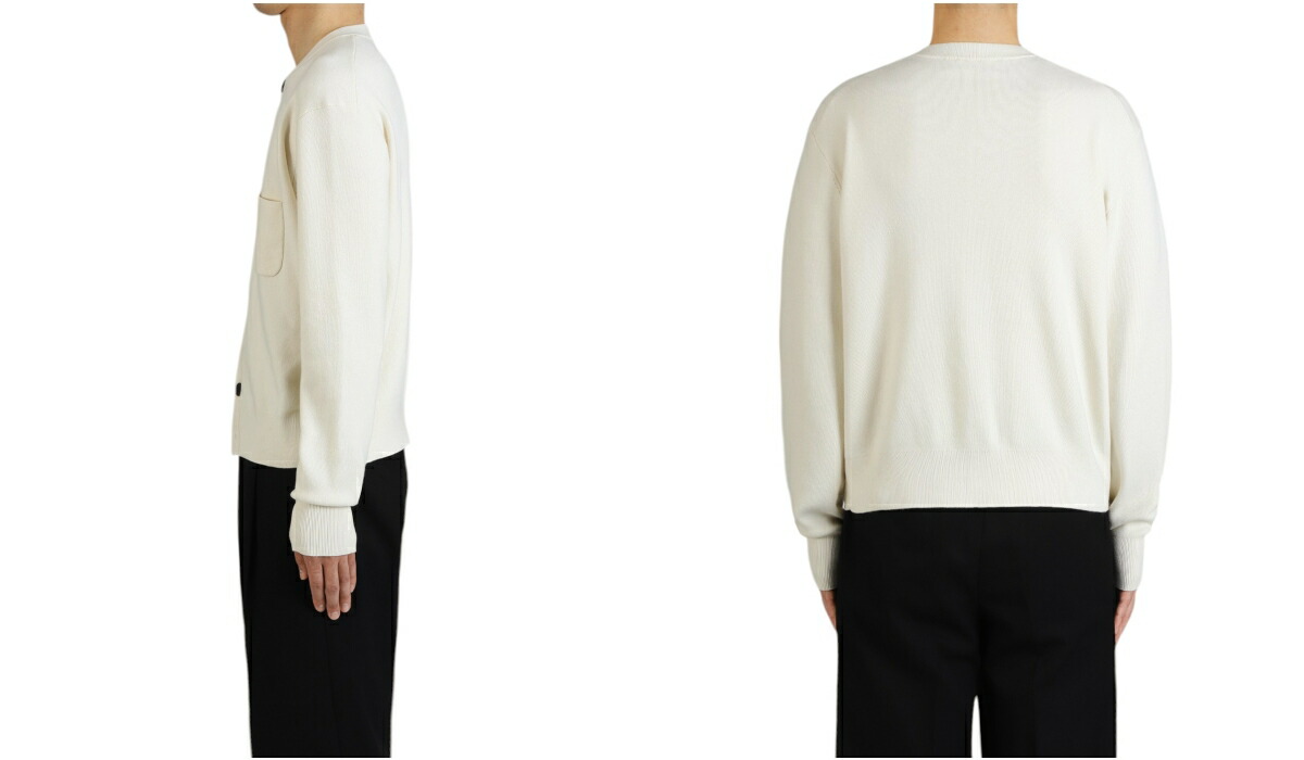 CABAN ホワイト クルーネックセーター mサイズ キャバン ユニセックス