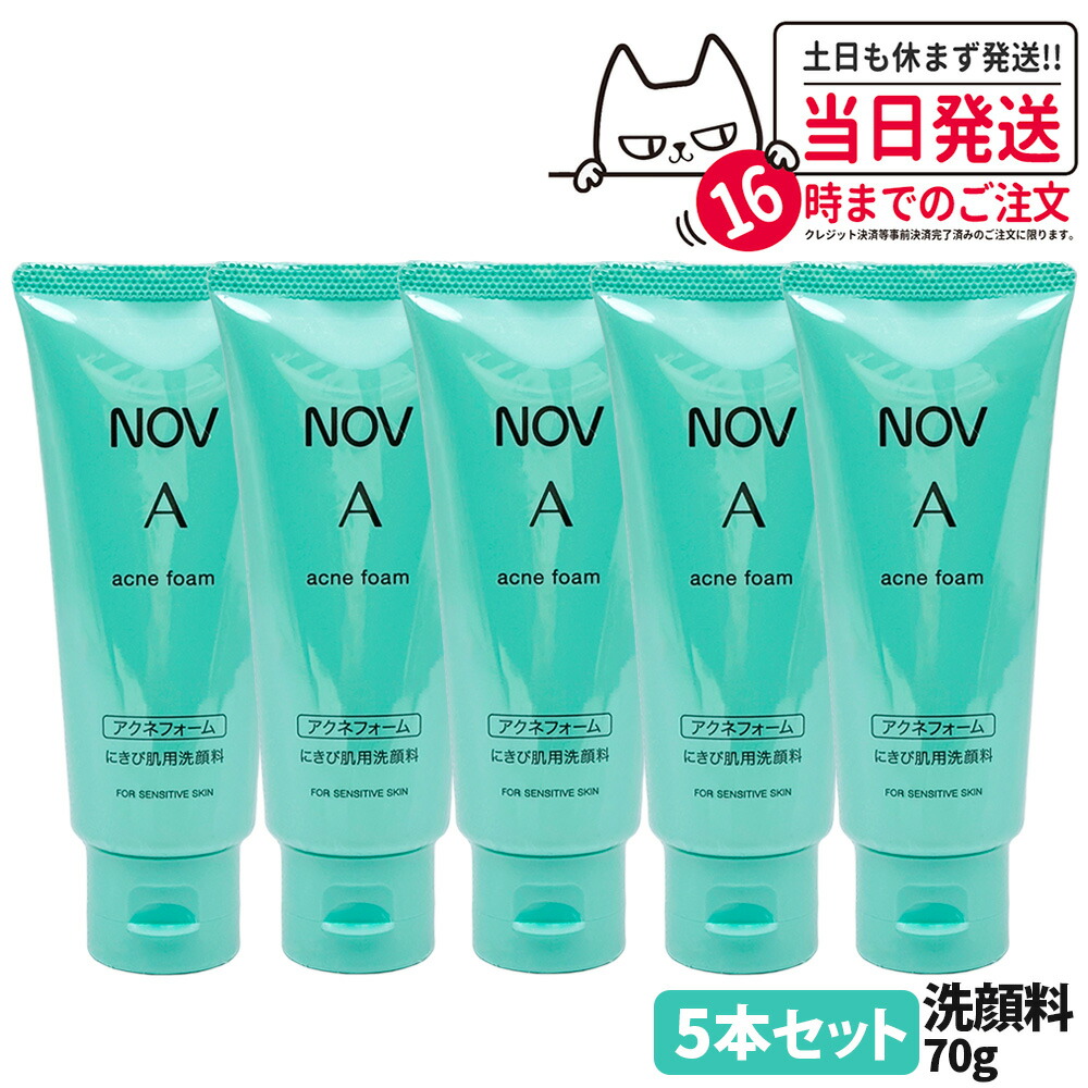 楽天市場】【国内正規品】常盤薬品 NOV ノブ A アクネフォーム 70g