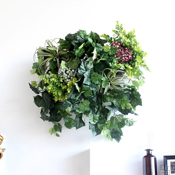 楽天市場】フェイクグリーン 壁掛け 光触媒 観葉植物 造花 フェイク