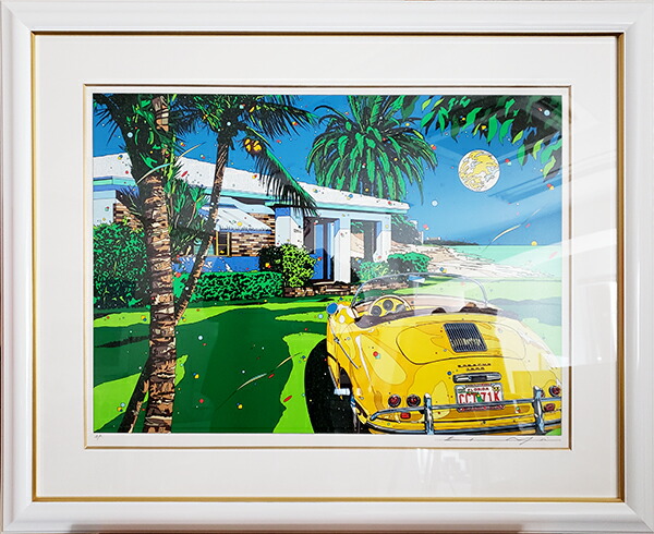 楽天市場】「マイアミ ムーン」 □鈴木英人 版画（額装版画