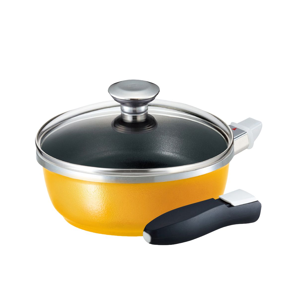 オールパンゼロ 26cm ショコラ ガラス蓋・専用ハンドル・レシピ本