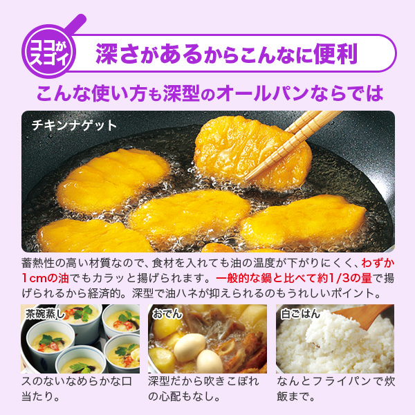 楽天市場】＼ポイント10倍／ フライパン オールパンゼロ 26cm マンゴー