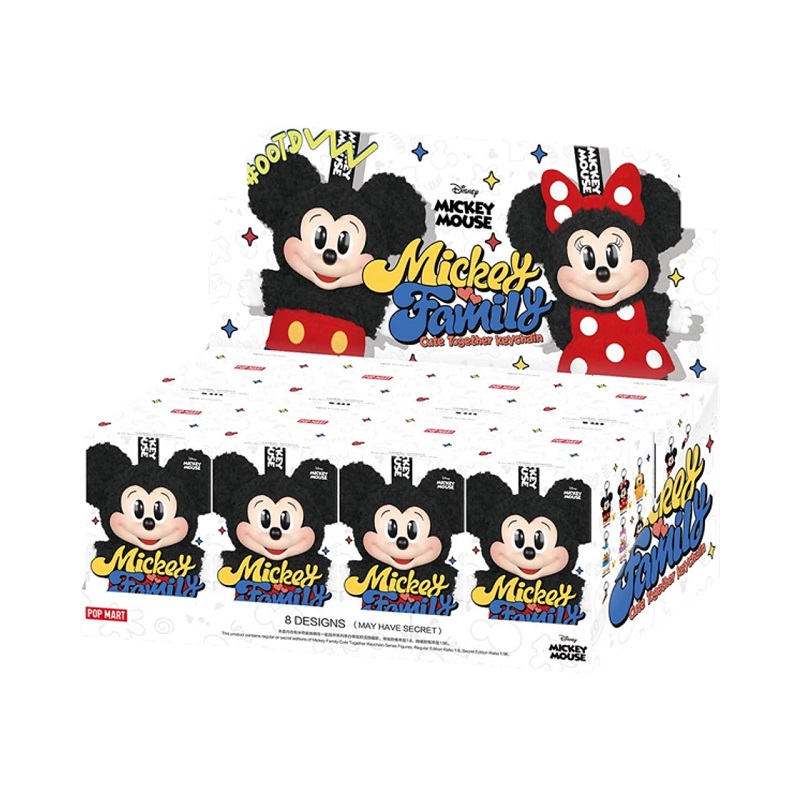 楽天市場】【正規品】 Pop Mart Mickey Family Cute Together Keychain