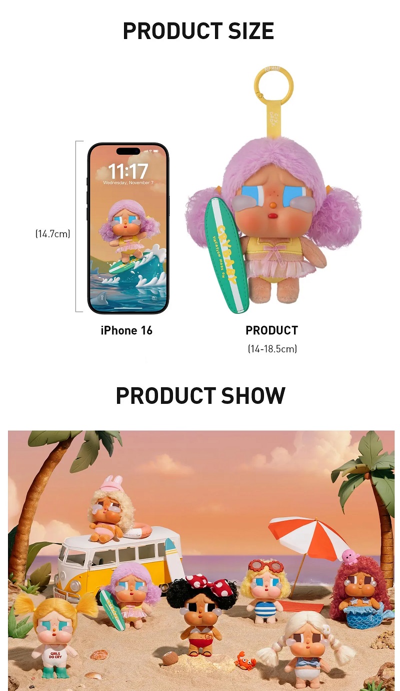 楽天市場】☆正規品☆ Pop Mart Crybaby Vacation Mode On Series