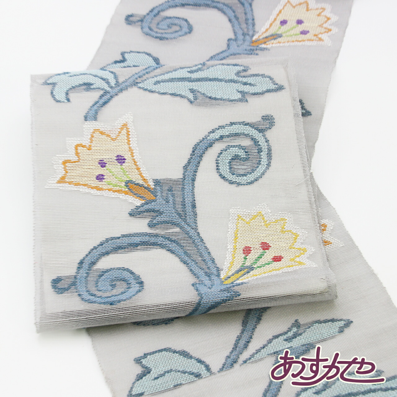 楽天市場】着物 帯 帯屋 捨松謹製 盛夏用 八寸名古屋帯 フレンチつる花