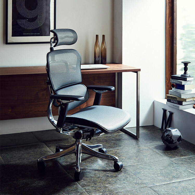 楽天市場】オフィスチェア エルゴヒューマン プロ デスクチェア