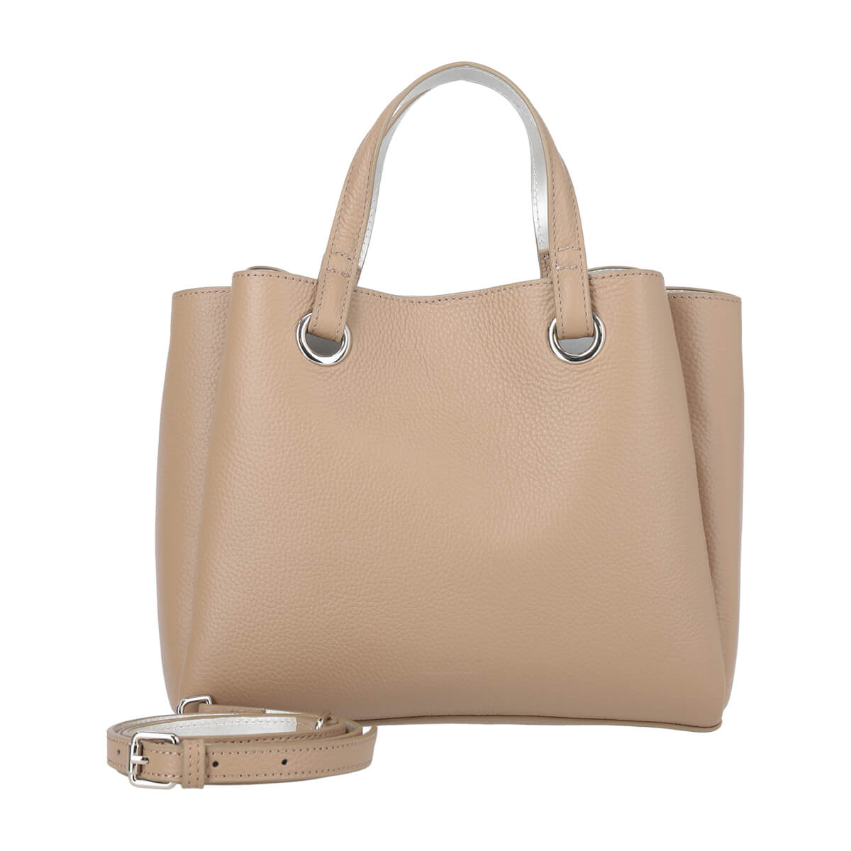 楽天市場】BARCOS シュリンクレザー3層ハンドバッグ レディース 全5色