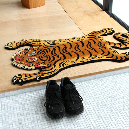 楽天市場】【 幅 60 / 縦 100 cm 】 S サイズ Tibetan Tiger Rug Mat