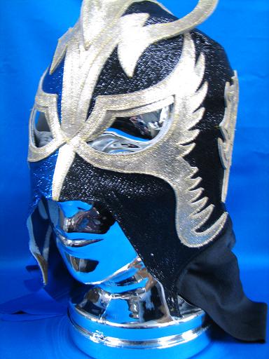 楽天市場】サイン入□試合用マスク☆ウルティモドラゴン 青ラメ&黒ラメ