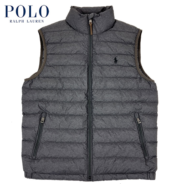 楽天市場】ラルフローレン POLO Ralph Lauren ダウン ベスト グレー