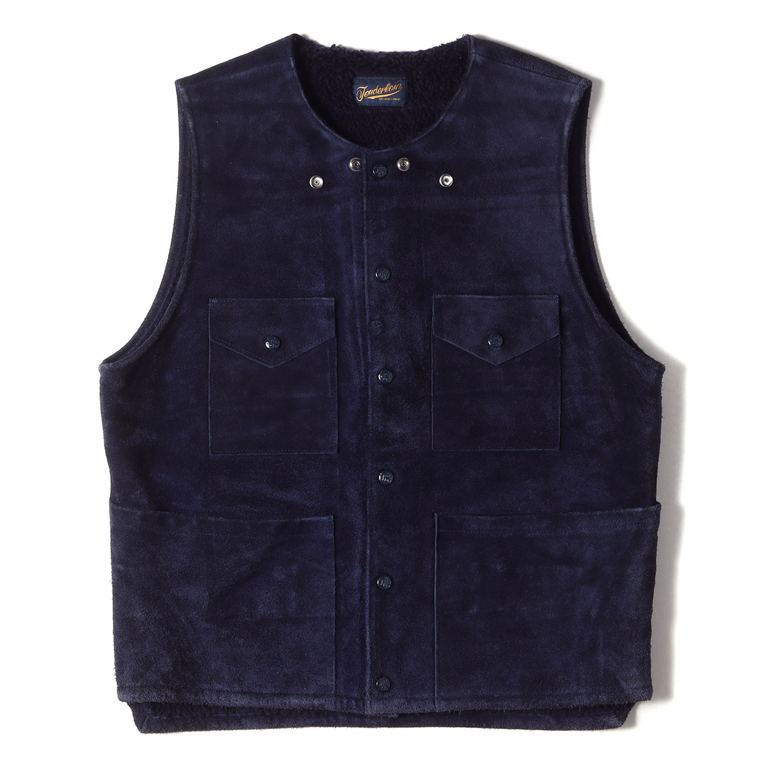 楽天市場】TENDERLOIN テンダーロイン ベスト 裏ボア スウェードレザー