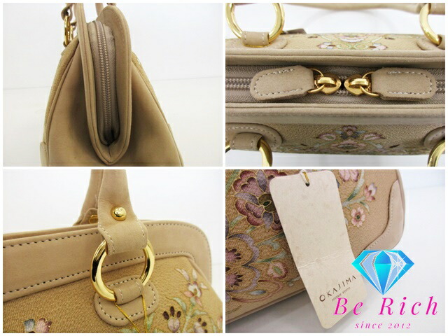 楽天市場】岡重 OKAJIMA ハンドバッグ ショルダーバッグ 花柄 フラワー