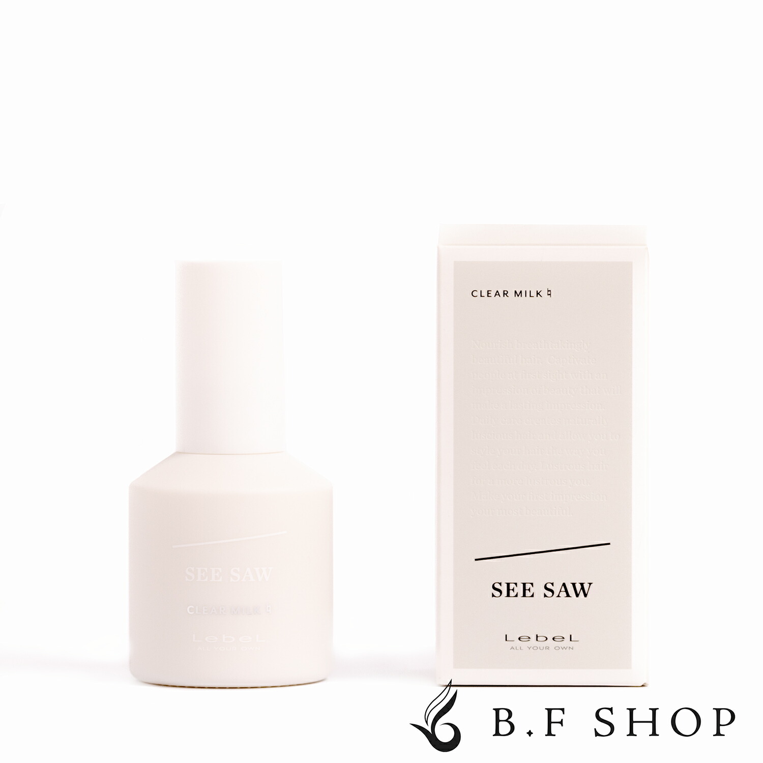 楽天市場】ルベル シーソー クリアミルク ナチュラル 80ml SEE SAW LSC