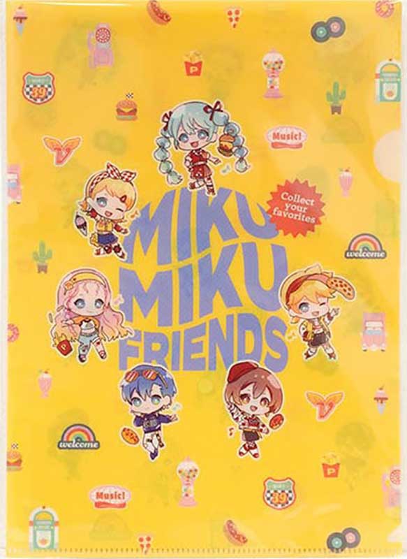 楽天市場】初音ミク A4 クリアホルダー ダイナー柄 クリアファイル 4種