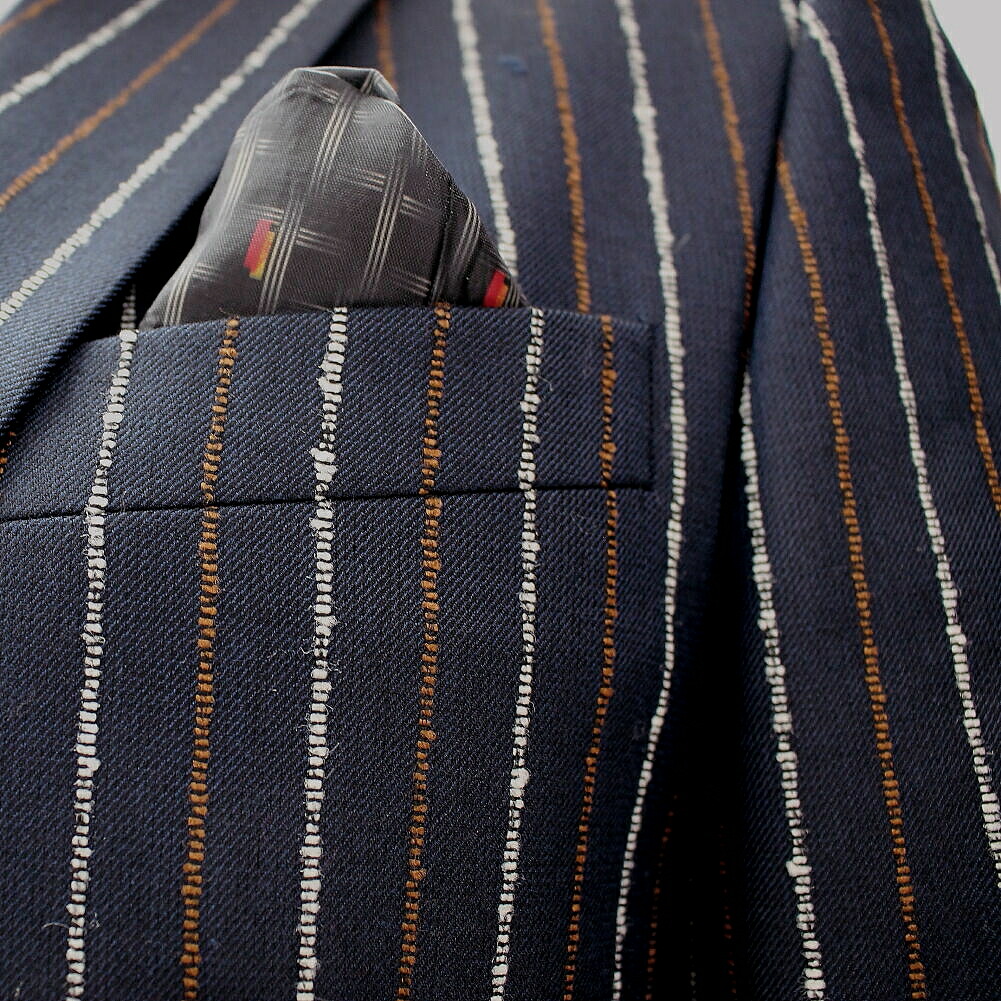 楽天市場】テーラードジャケット ネイビー 紺 ストライプ ブレザー