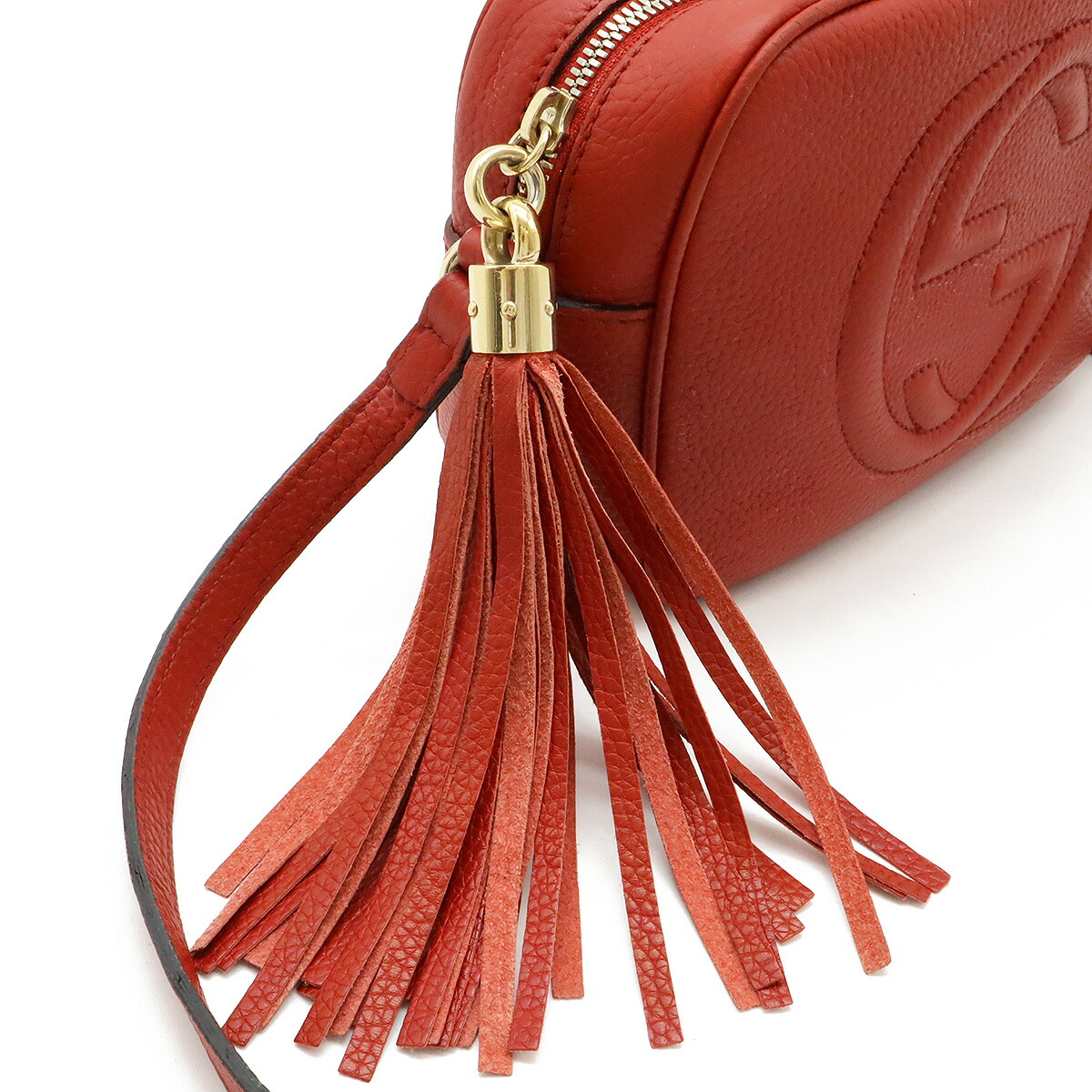 楽天市場】GUCCI グッチ ソーホー スモールディスコ タッセル フリンジ