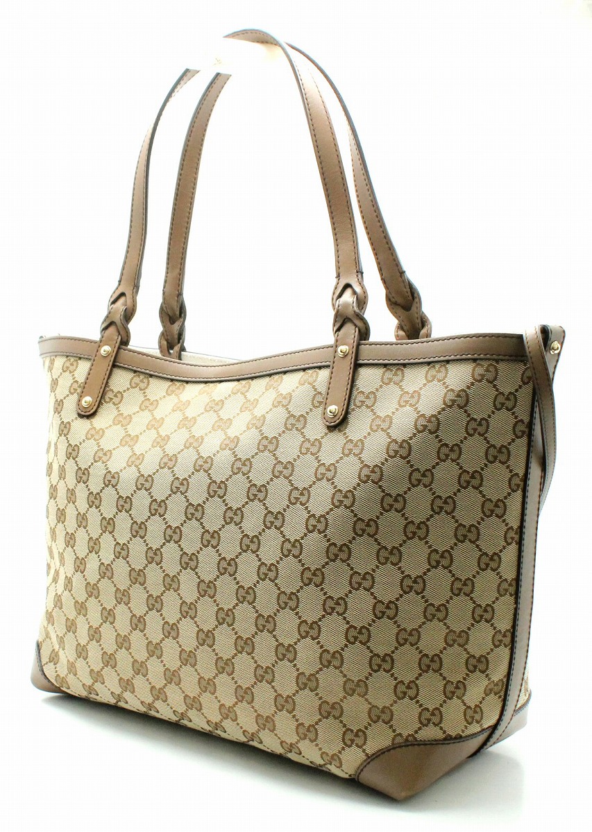 楽天市場】【バッグ】GUCCI グッチ GGキャンバス トートバッグ カーキ