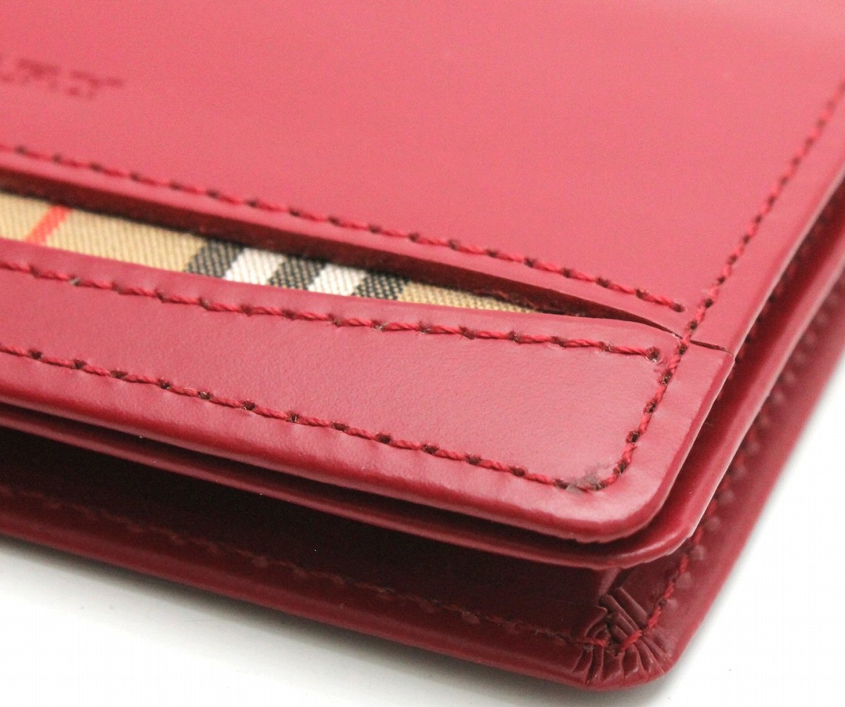 楽天市場】BURBERRY バーバリー レザー 本革 カードケース パスケース