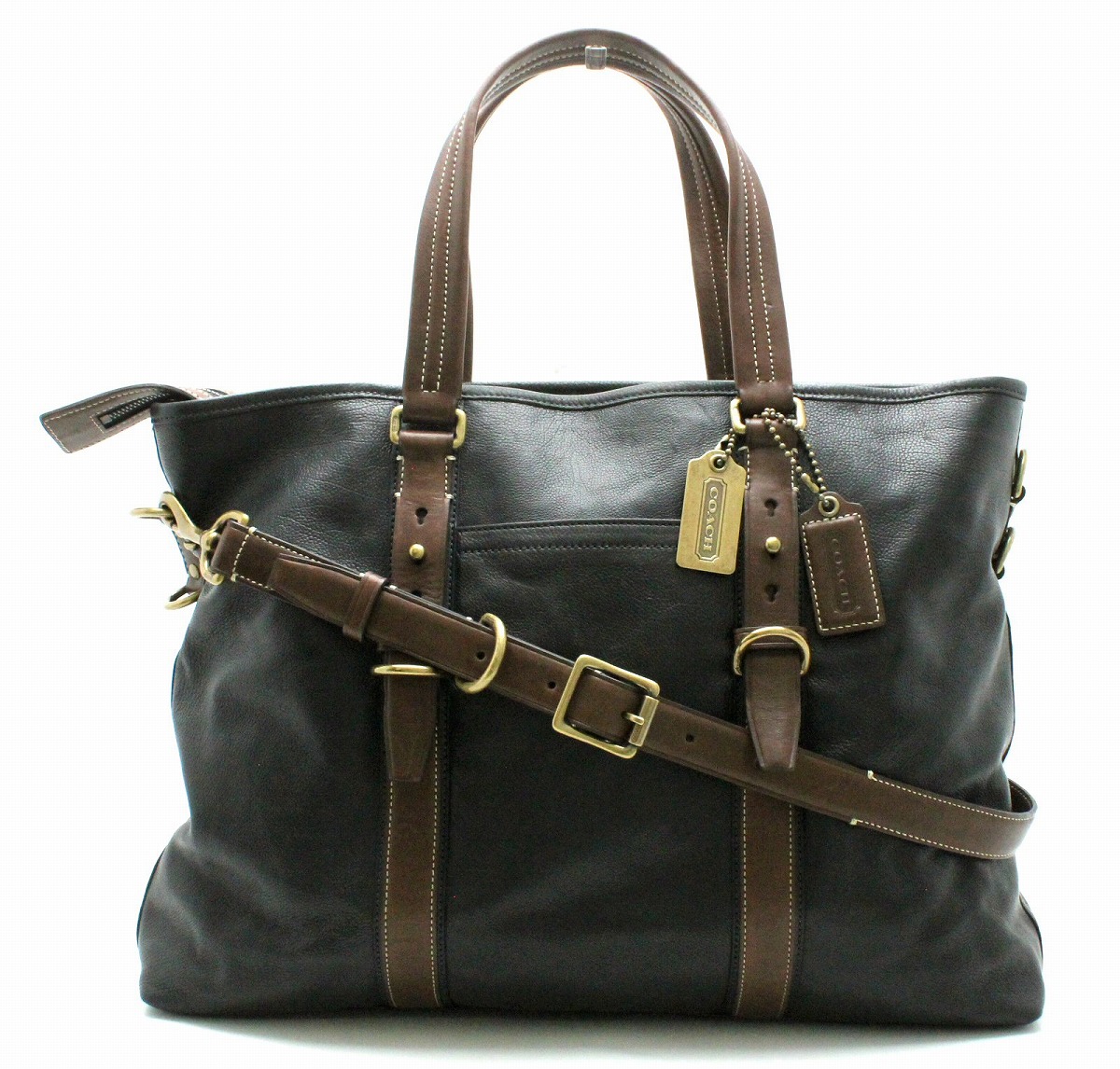 楽天市場】【バッグ】COACH コーチ ハリソン レザー ビジネスバッグ