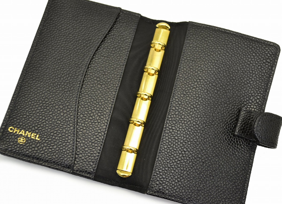 楽天市場】CHANEL シャネル キャビアスキン ココマーク ミニ PM 手帳