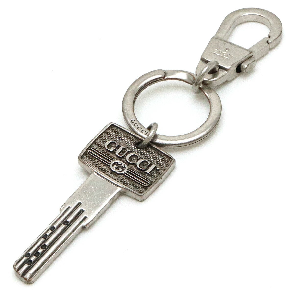 楽天市場】GUCCI グッチ ロゴ キーチェーン 鍵 モチーフ キーリング