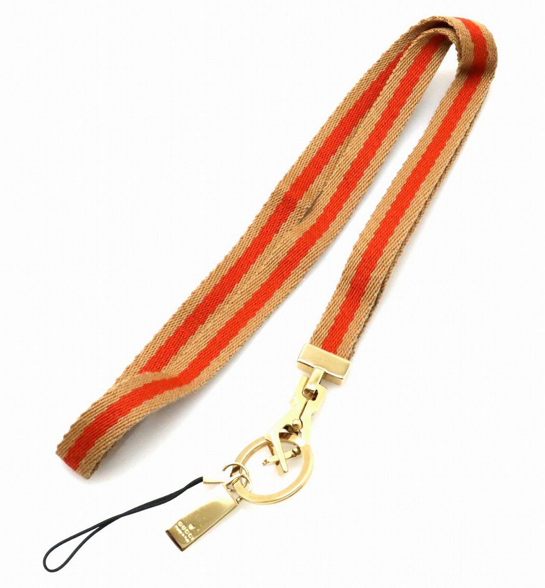 楽天市場】【未使用品】GUCCI グッチ ウェブライン ネックストラップ