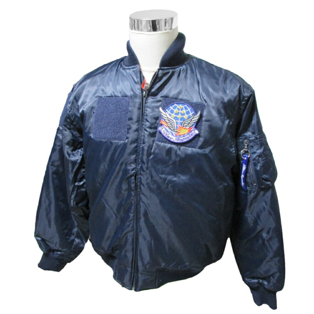 楽天市場】自衛隊グッズ ブルーインパルス MA-1 ジャンパー : ブルー