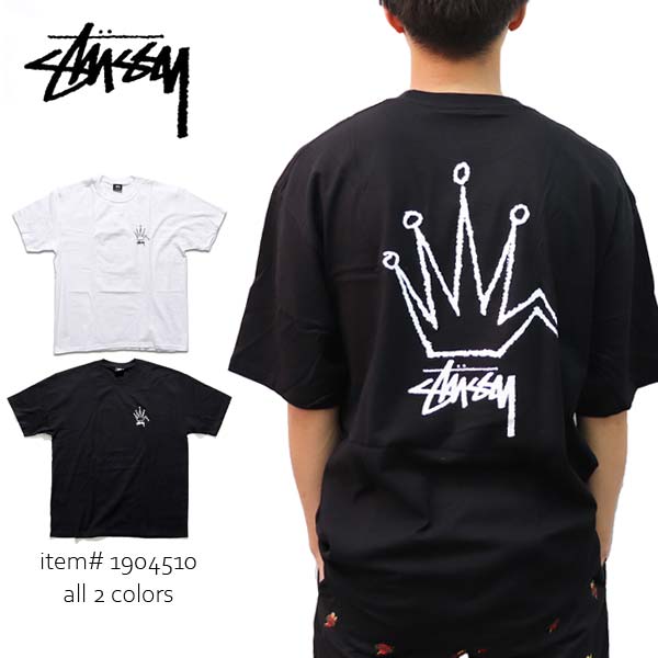 楽天市場】ステューシー【STUSSY】1904510 OLD CROWN TEE メンズ 半袖