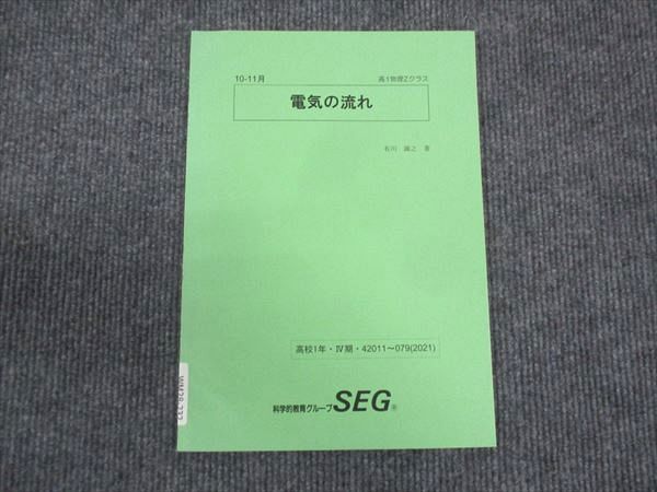 楽天市場】SEG (科学的教育グループ) 高1物理Zクラス 10-11月 電気の
