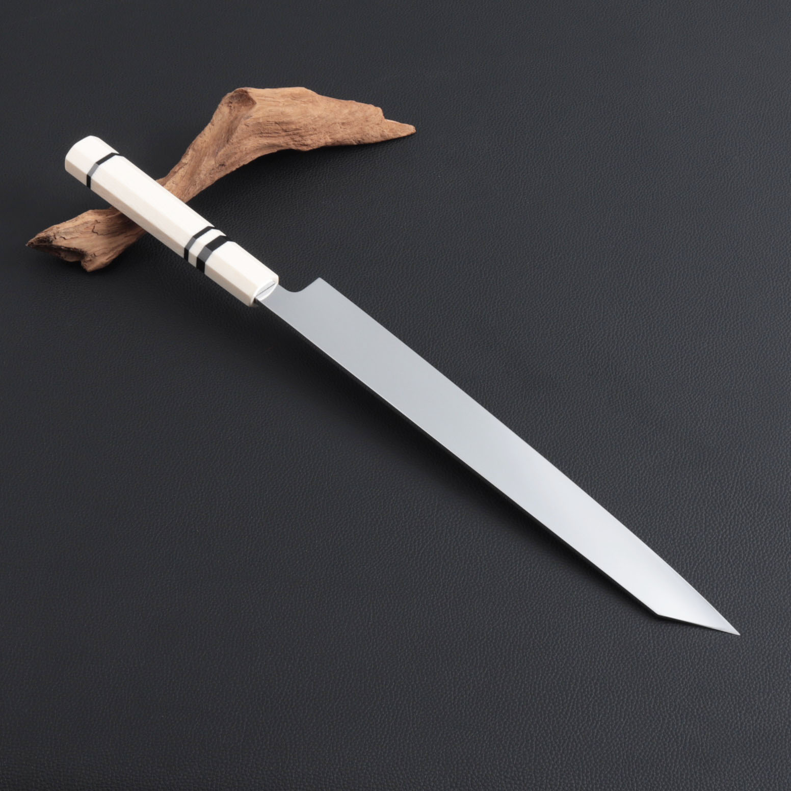 楽天市場】切付柳刃包丁 尺（刃渡り300mm）通常鏡面仕上げ 本刃付け