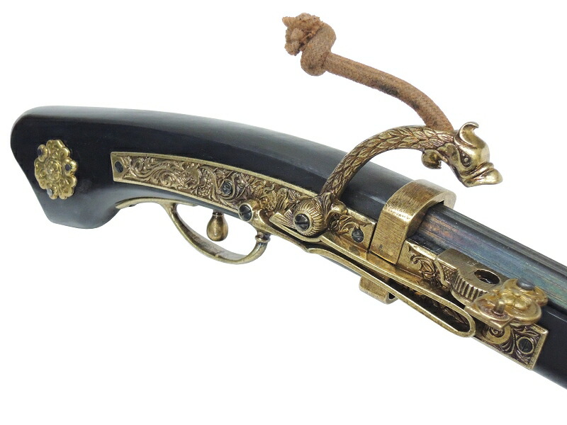 楽天市場】火縄銃 種子島 ブラック ポルトガル 伝来モデル 110cm DENIX