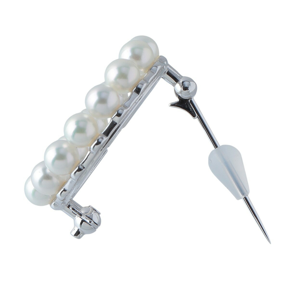 楽天市場】ミキモト パール サークル ブローチ アコヤパール4.4mm