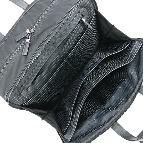 楽天市場】【超美品】 プラダ ビジネスバッグ ナイロン サフィアーノ