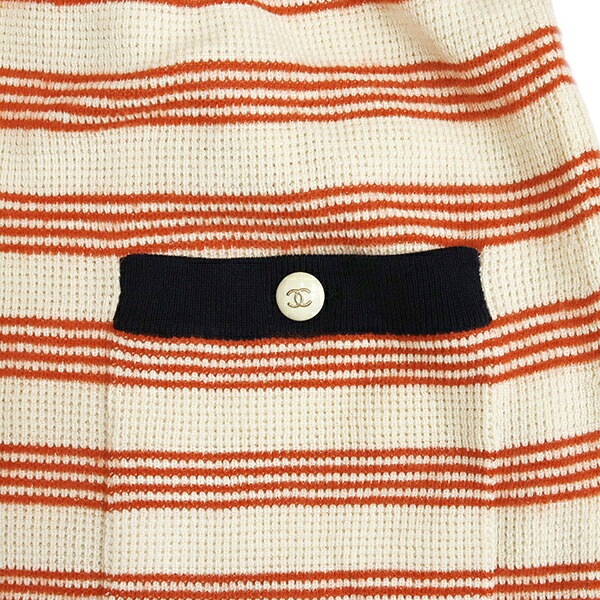 楽天市場】シャネル ワンピース ココボタン 36サイズ ボーダー