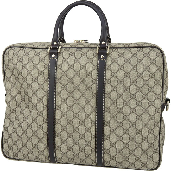 楽天市場】【超美品】 グッチ ビジネスバッグ GG スプリーム レザー