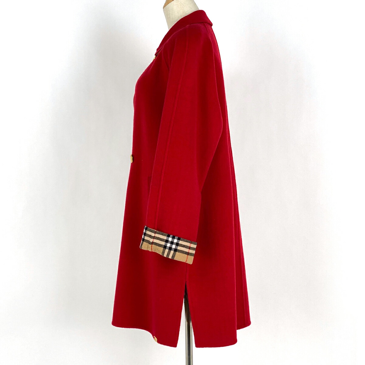 楽天市場】バーバリー BURBERRY ロゴボタン ステンカラーコート 裏