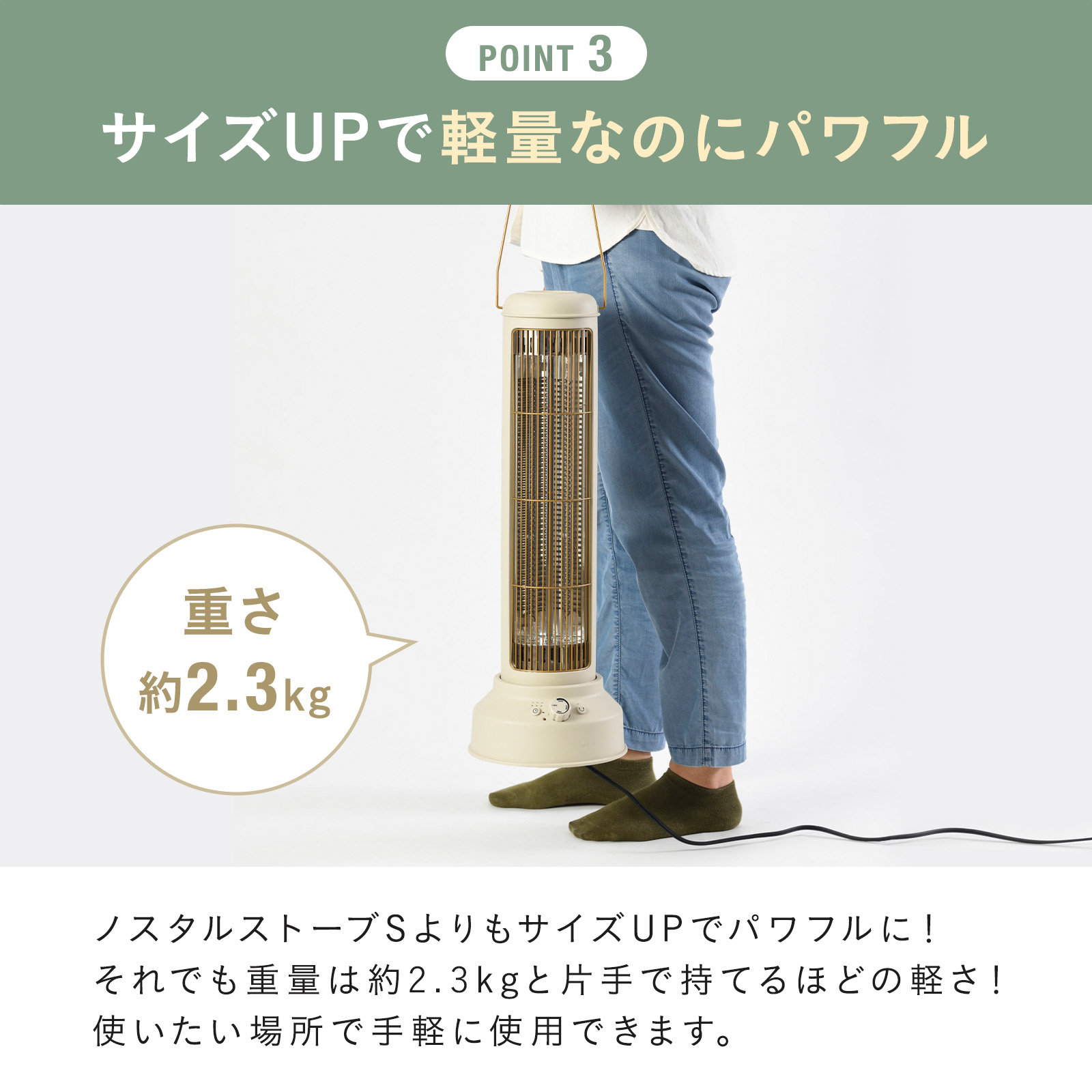 楽天市場】【P10倍】【BRUNO 公式】ヒーター カーボンヒーター 首振り